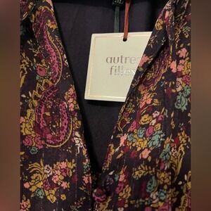 New Autres Filles Peasant Hippie Dress Boho Floral Fairy Small NWT